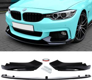 Frontspoiler Sport-Performance Glanz Schwarz passend für BMW F32 F33 F36 M-Paket