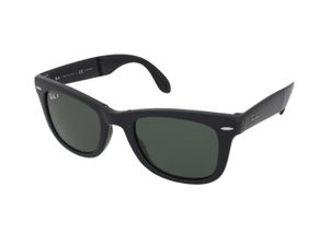Ray-Ban Damen Herren Brille Sonnenbrille Markenbrille, Größe:Einheitsgröße, Farbe:Schwarz-schwarz,grün