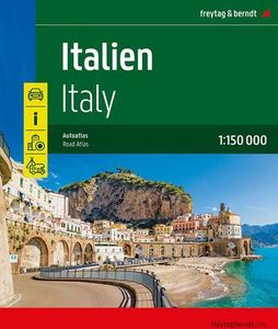 Italien, Autoatlas 1:150.000, freytag & berndt