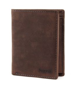 bugatti Leder Geldbörse Hunter Coin Wallet Combi Style 13CC Brown braun