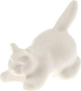 1x Lego Tier Katze weiß geduckt Harry Potter Bauernhof Set 9314 4220184 6251