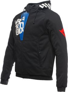 Dainese VR46 Daemon-X Safety Motorrad Hoodie (Black/White/Blue,56)