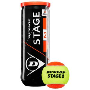 Dunlop Tennisbälle Stage 2  gelb/orange -