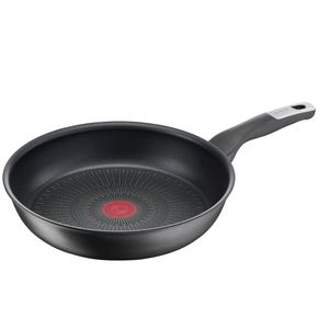 TEFAL Pfanne G2550572 Unlimited Braten, Durchmesser 26 cm, Geeignet für Induktionskochfeld, Schwarz - Noir