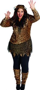 Leopard Kostüm Katze Wildkatze für Damen