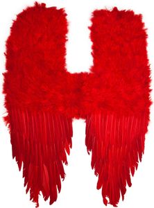 Große Rote Dämon Flügel für Fasching und Halloween Große Rote Dämon Flügel für Fasching und Halloween