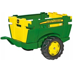 rolly toys Farm Trailer einachsiger Anhänger John Deere , Maße: 62x46x37 cm; 12 210 3