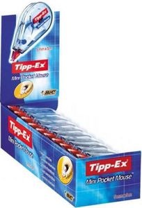 Korekčný valček Tipp-Ex 5 mm*5 m biely (10 ks) BIC