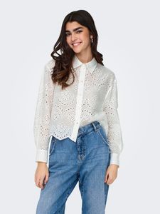 Bluse lockeres Muschelsaum Hemd | M