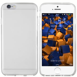 mumbi Hülle kompatibel mit iPhone 6 / 6S Handy Case Handyhülle, transparent weiss