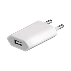Ladegerät für Apple iPhone 13 in Weiß mit 1x USB-A Anschluss 5 Watt USB Netzteil Schnellladegerät Netzstecker