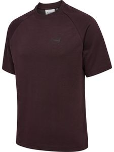 Hummel Hmltech Loose Tee - chocolate plum, Größe:L