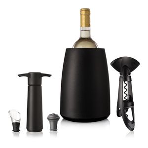 Vacu Vin Wine Gift Elegant - čierna - 5 kusov