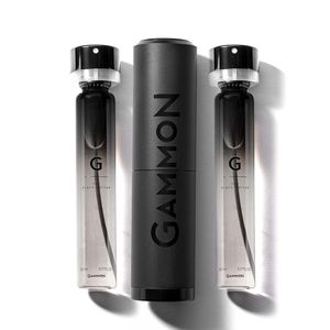 GAMMON Black Notes Parfum Starter-Set G (2x20 ml), das aromatisch-fruchtige BLACK GUITAR Herren Parfum, Fougère Duft für Männer mit 20 prozent Parfum-