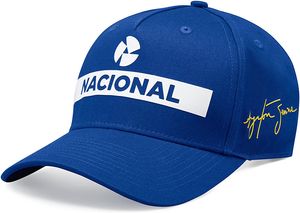Ayrton Senna Baseball Cap | NACIONAL | Strapback - OSFA - Farbe: Blau