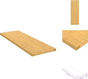 vidaXL Wandregal 60x20x1,5 cm Bambus -  Wandregale