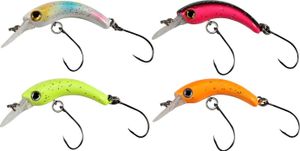 Paladin Curvy Mini Wobbler L 4,2cm 3,1g slow sinking - Forellenwobbler, Farbe:fantasy-glitter