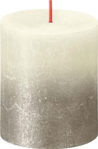 Bolsius Rustik Kerze Weiche Perle Champagner 80/68mm