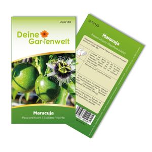 Maracuja Passionsfrucht Samen - Passiflora edulis - Maracujasamen - Obstsamen - Saatgut für 10 Pflanzen