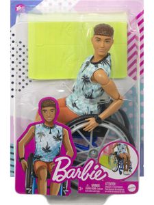 Mattel Spielwaren Barbie Ken Fashionistas + Wheelchair Ankleidepuppen Puppen Ankleidepuppen