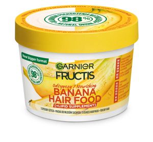 Garnier Fructis Banana Hair Food Odżywcza maska do włosów suchych, 400ml