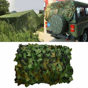 1.5m*4m Tarnnetz Military Camouflage Netting Jagd Camping Camo Army Net Woodland Desert Leaves