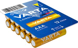 VARTA Alkalické baterie Longlife BIG BOX Micro (AAA) 12 baterií