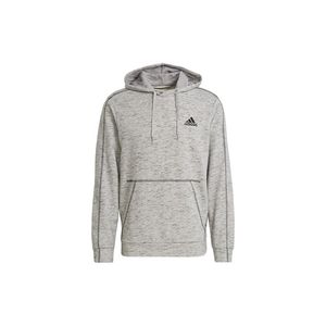 adidas Kapuzenpullover Herren mit Kängurutasche Baumwolle, Größe:L, Farbe:Grau