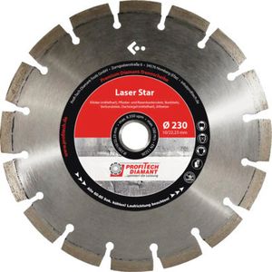 Diamanttrennscheibe Profitech Diamant Laser Star Ø 125x22,23 mm