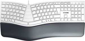 CHERRY TAS KC 4500 ERGO przewodowy DE-Layout biało-szary