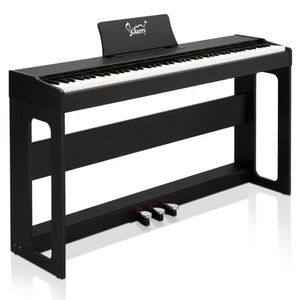 FCH Elektro Klavier Digital E-Piano mit 88 Tasten Hammermechanik 128 Rhythmen
