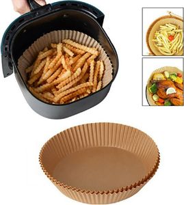 Nieprzywierający papier do pieczenia do Airfryer - 50 arkuszy Ø20x4,5 cm
