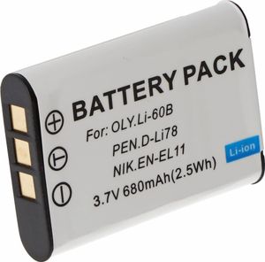 Akumulátor AccuCell vhodný pro Olympus LI-60B
