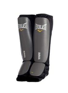 Everlast Schienbein- / Spannschoner MMA Shinguards Black-L/XL