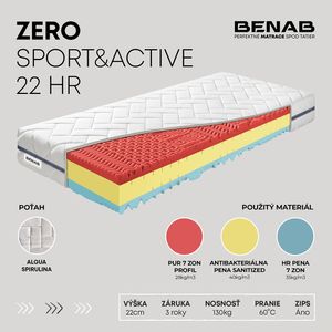Benab Zero Sport&Active 22 HR Matrac 120 x 200 cm