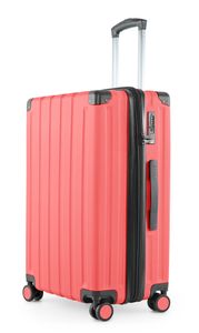 HAUPTSTADTKOFFER - Q-Damm - Střední kufr na kolečkách, XXL rozšíření, TSA, 68 cm, 89 litrů, korálová barva