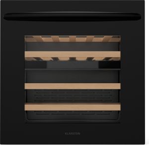 Klarstein Vinsider 30 Weinkühlschrank 2 Zonen - 30 Flaschen, Einbau, 10-20 °C & 5-12 °C, LED-Beleuchtung, UV-Schutz, Holzböden, Leise, Energieeffizient, Schwarz, Glastür Klarstein Vinsider 30 Weinkühlschrank 2 Zonen - 30 Flaschen, Einbau, 10-20 °C & 5-12 °C, LED-Beleuchtung, UV-Schutz, Holzböden, Leise, Energieeffizient, Schwarz, Glastür