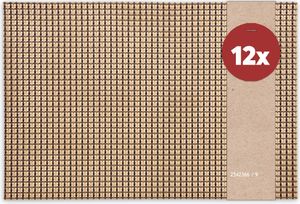 Tischsets ELEGANCE 12er Set Alt-gold als Tischuntersetzer