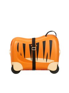 Samsonite Trolley Dreamrider Ride-On Suitcase Tiger T. Koffer 28L Orange