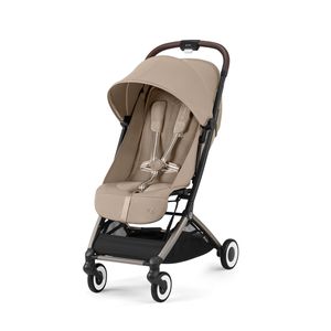 Cybex Orfeo Reisebuggy ab Geburt bis 4 Jahren - Kollektion 2024, Farbe:Almond Beige / Taupe