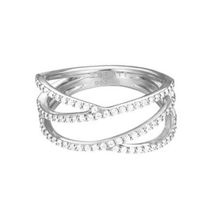 Esprit Damen Ring ES-BRILLIANCE Silber Weiß 53 (16.9)