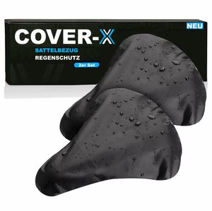 COVERX Universal Fahrrad Sattelbezug Regenschutz Sattelschutz Wasserdicht [2Set]