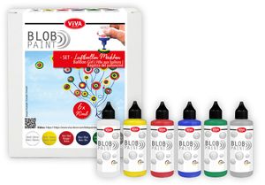 ViVA DECOR Blob Paint Farbset "Luftballon-Mädchen" 6-teilig