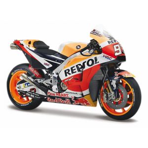 Maisto 31595 - Modellmotorrad - Honda Repsol '18 '#93 Marc Marquez  (orange-rot, Maßstab 1:18)