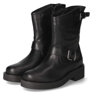 Apple of Eden Damen Stiefeletten KANSAS 1 Schwarz Glattleder Größe: 37