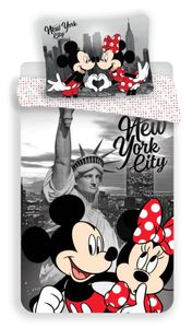 Obliečky Mickey a Minnie v New Yorku 02 micro 140/200, 70/90
