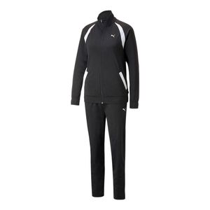 Puma Classic Tricot Trainingsanzug Damen, Farbe:Schwarz, Größe:XL