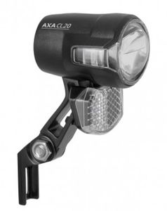 AXA Dynamo-Scheinwerfer 'Compactline 20 Switch', mit Schalter, schwarz