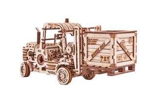 Wood Trick - Holz Modellbau Forklift Gabelstapler 385 Teile