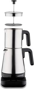 Korkmaz Elektrische Teemaschine Kaffeemaschine Schwarz/Satin A850